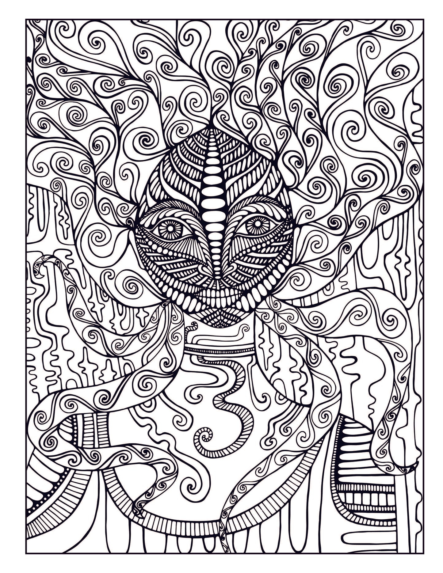 Fantasy Collection Coloring Book For Adults