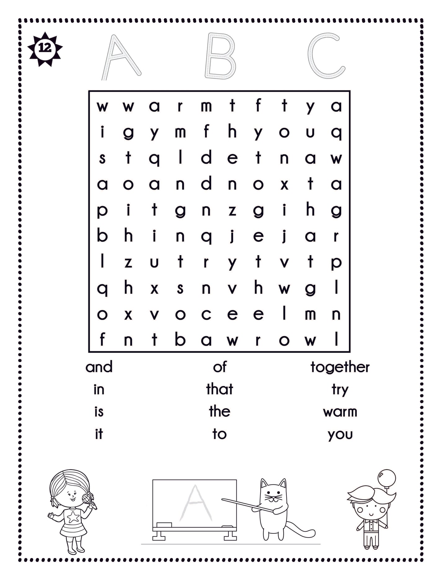 Sight Words Word Search: High-Frequency Word Puzzles for First Through Third Grade