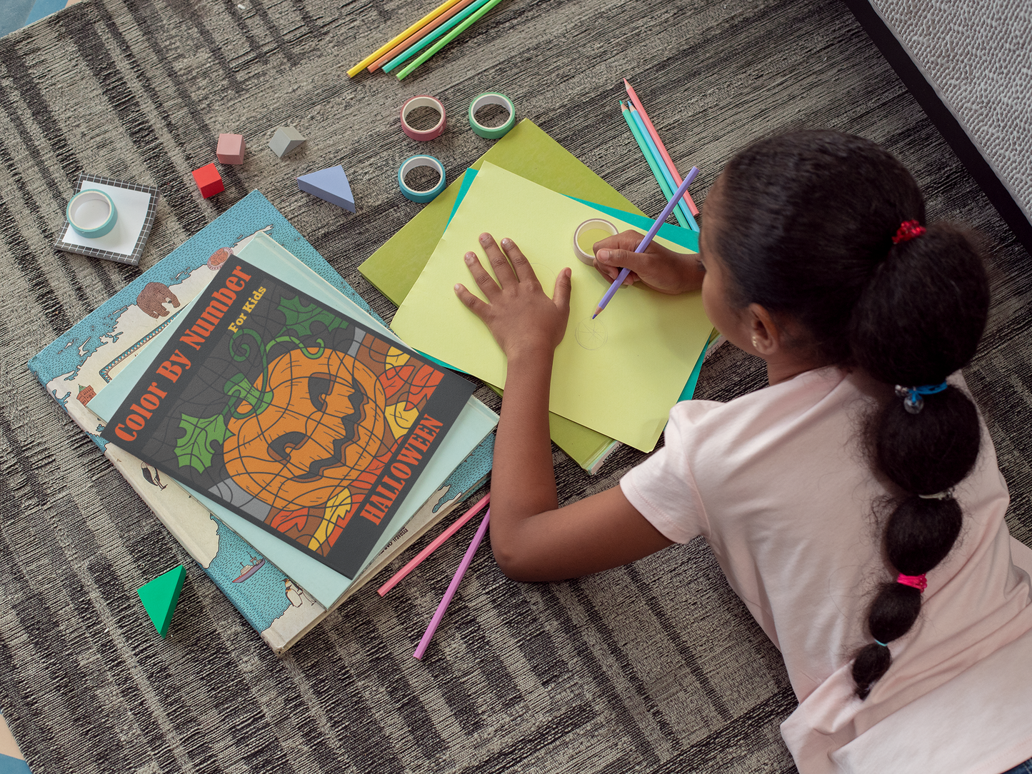 Halloween Color by Number for Kids