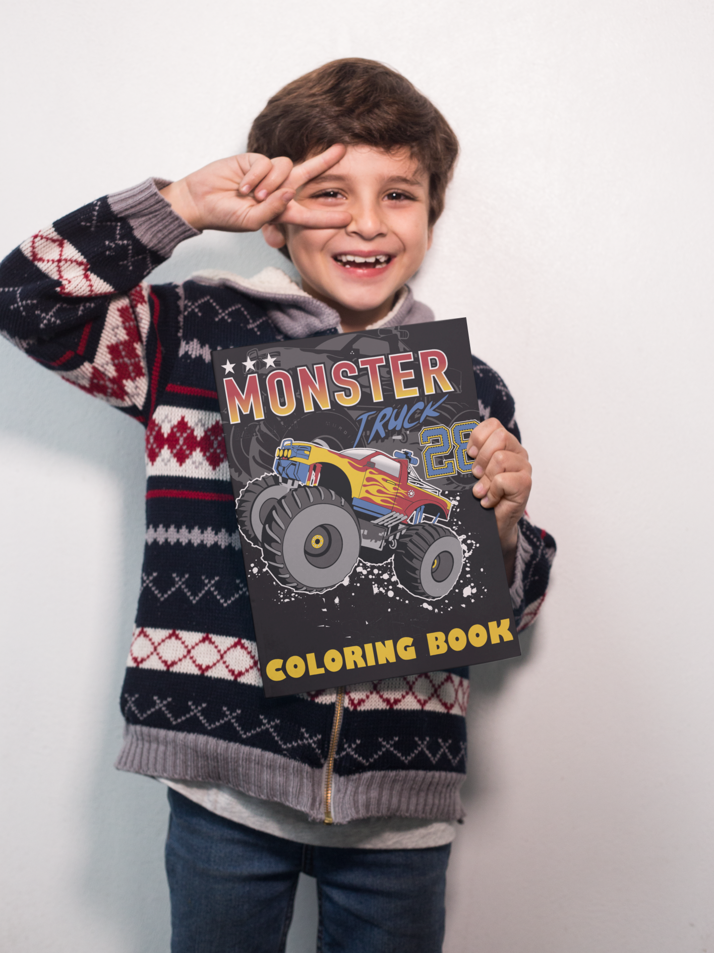 Monster Truck Coloring Book
