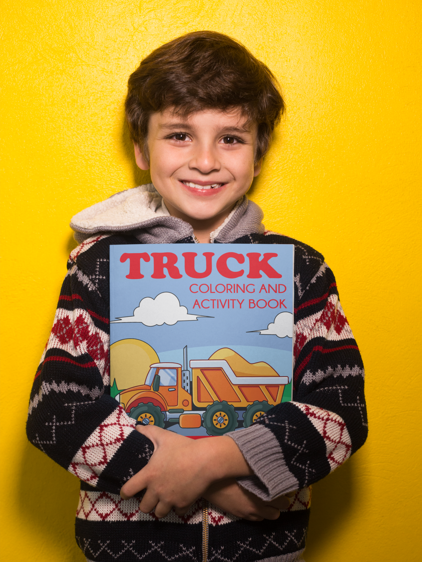 Truck Coloring and Activity Book for Kids (Kids Activity Books)