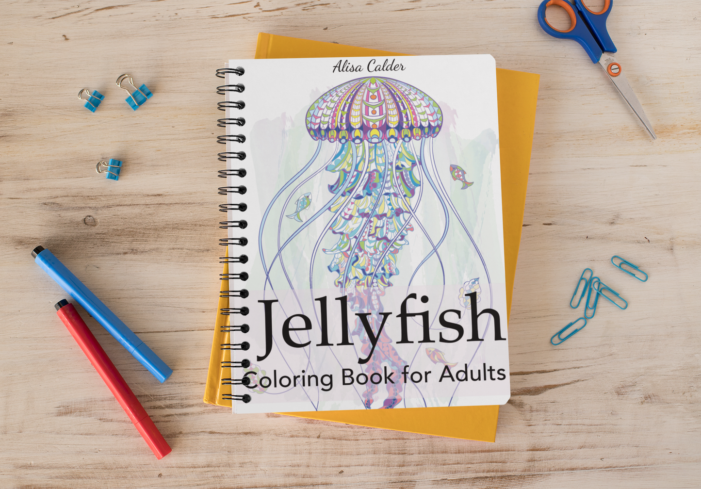 Jellyfish Coloring Book for Adults