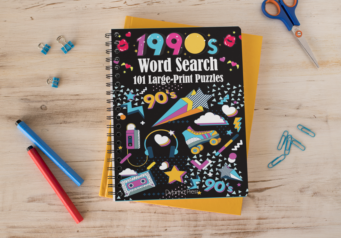 1990s Word Search: Nineties Word Games with 101 Large-Print Puzzles