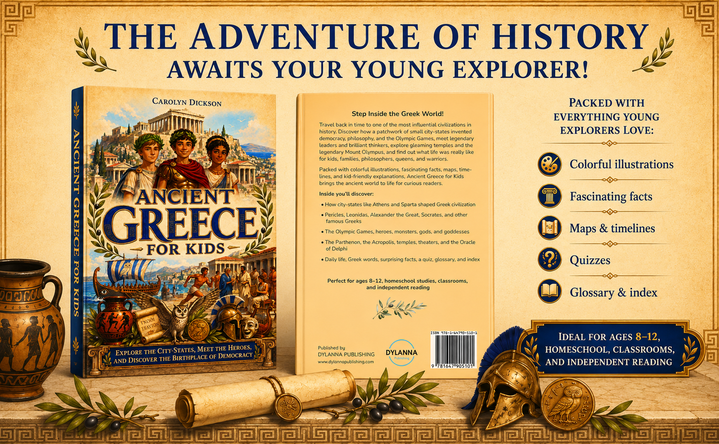 Ancient Greece for Kids: Explore the City-States, Meet the Heroes, and Discover the Birthplace of Democracy