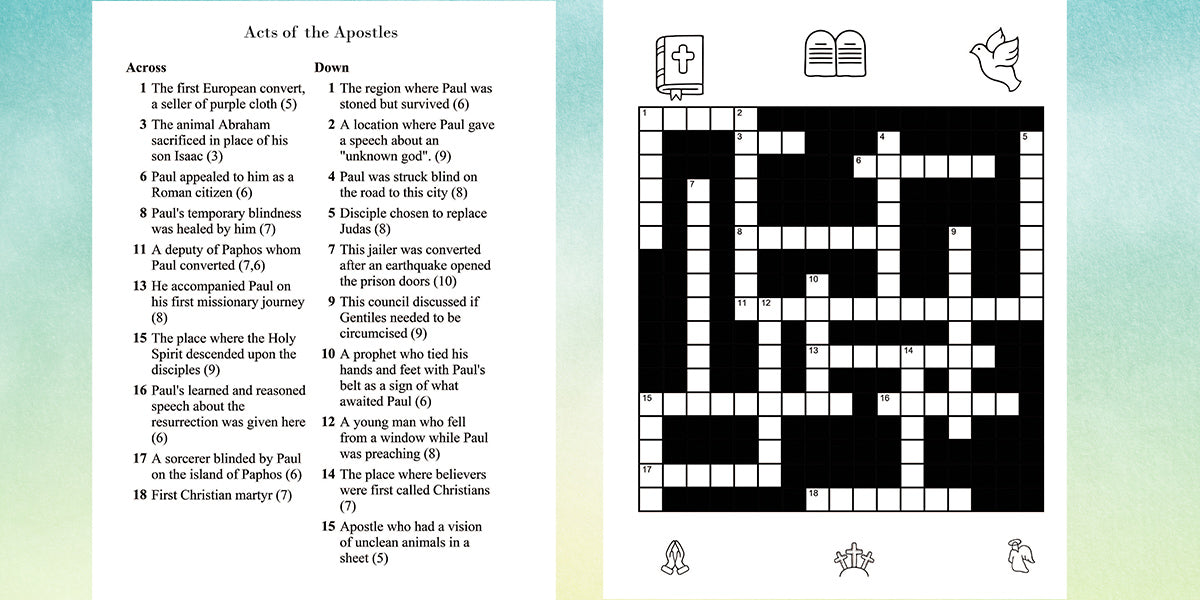Bible Crossword Puzzles for Adults – Dylanna Press