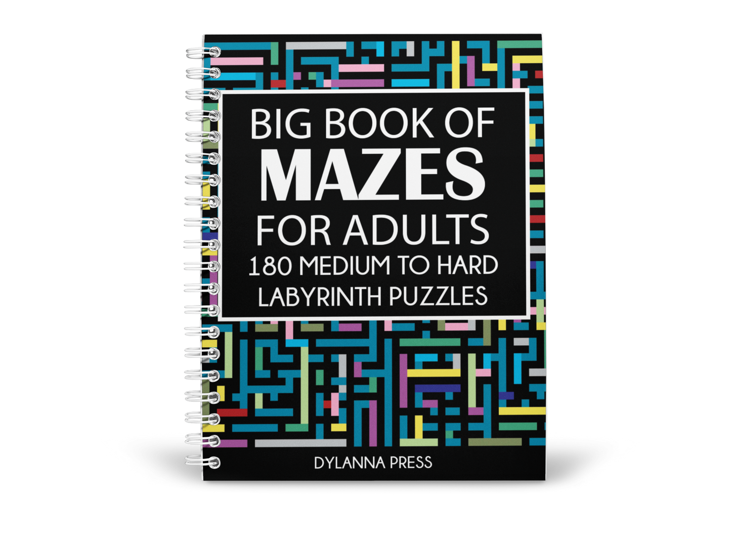 Big Book of Mazes for Adults: 180 Medium to Hard Labyrinth Puzzles