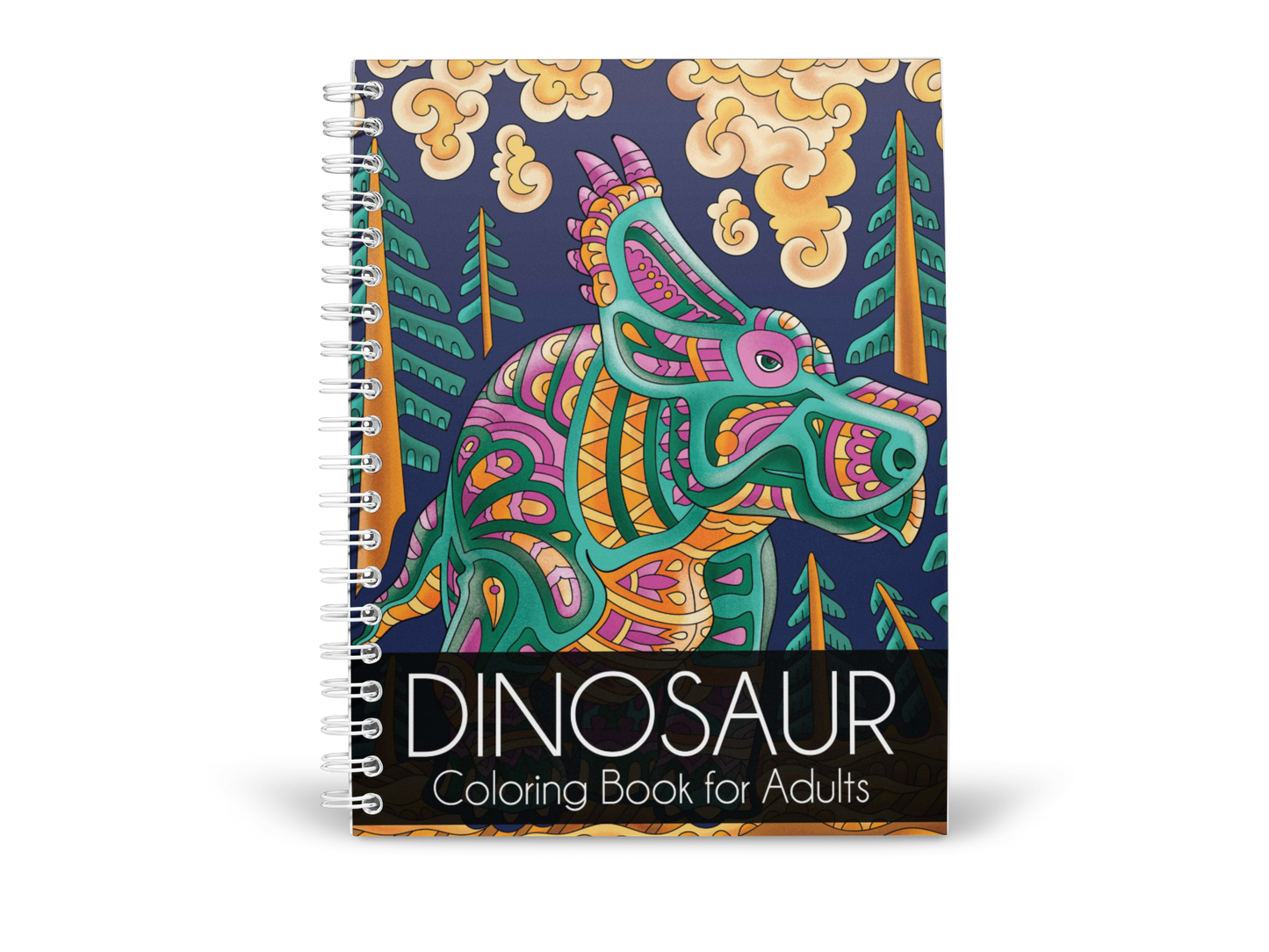 Dinosaur Coloring Book for Adults