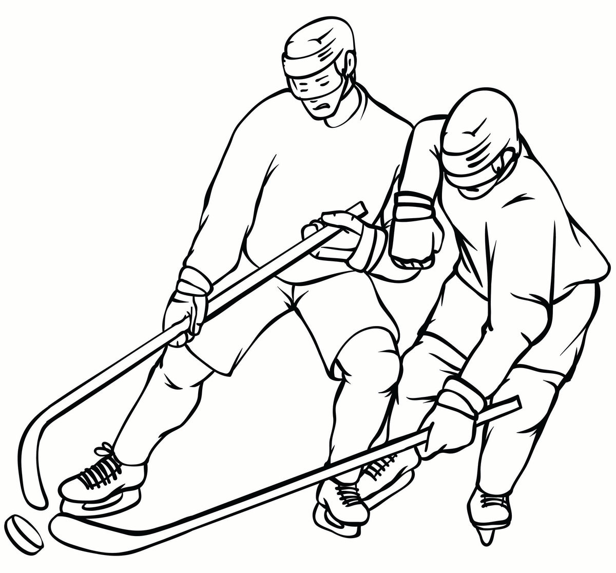 sports coloring pages hockey goalie