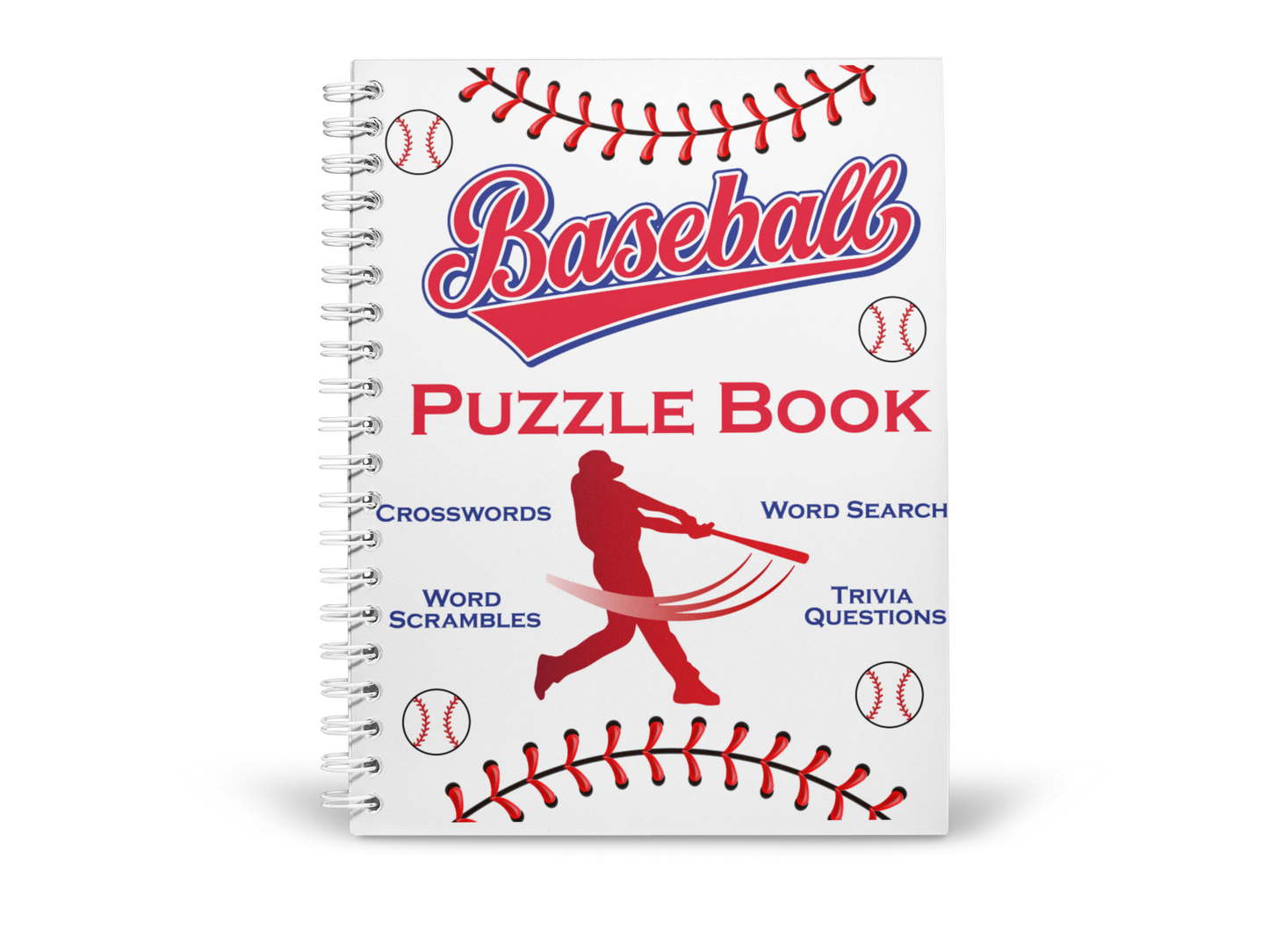 Baseball Puzzle Book: Crosswords, Word Search, Word Scrambles, Trivia Questions