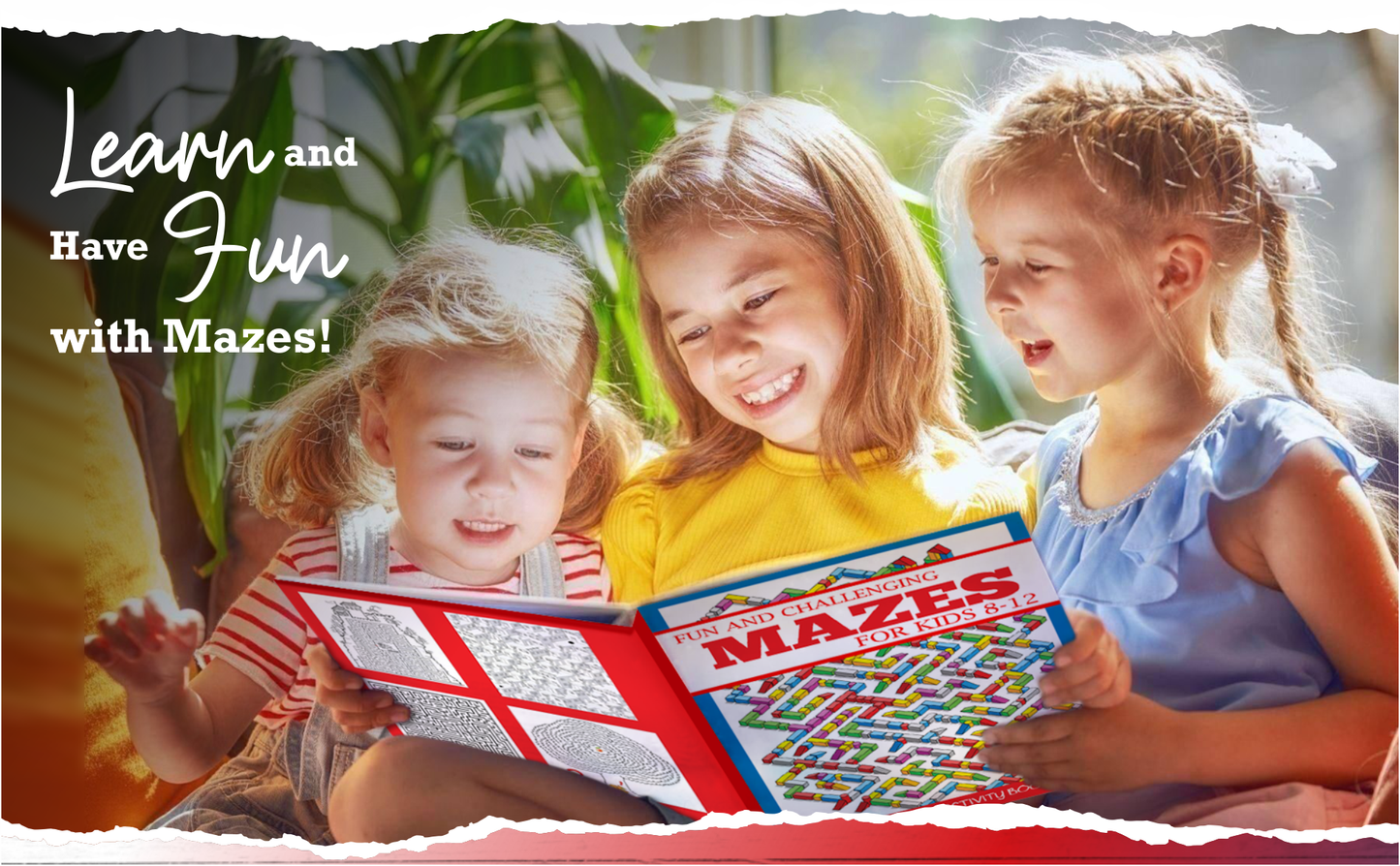 Fun and Challenging Mazes for Kids 8-12 (Maze Books for Kids)