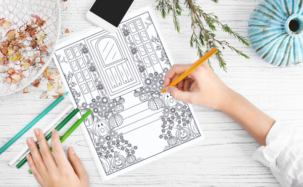 Halloween Adult Coloring Book