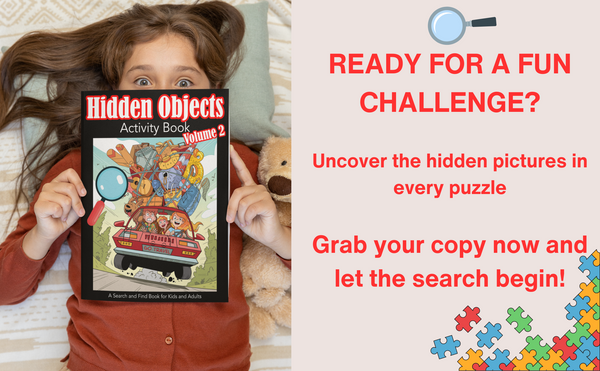 Hidden Objects Activity Book Volume 2: A Search and Find Book for Kids and Adults