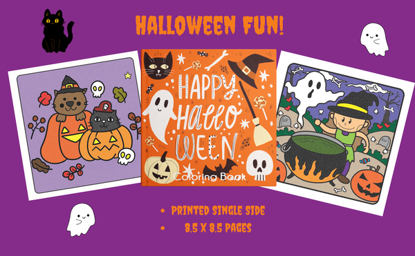 Happy Halloween Coloring Book