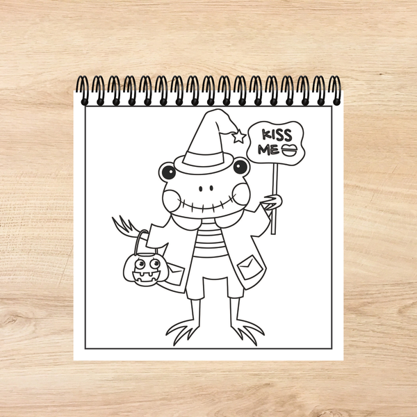 Cute and Spooky Bold and Easy Coloring Book