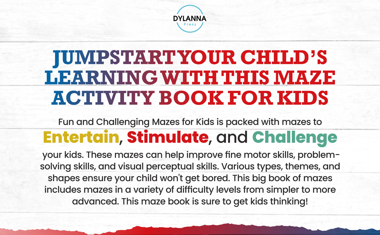 Fun and Challenging Mazes for Kids 8-12 (Maze Books for Kids)