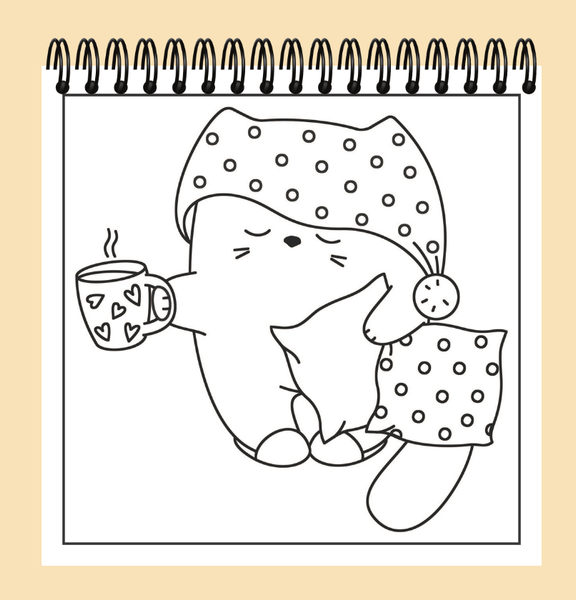 Cozy Hygge: Bold and Easy Coloring Book