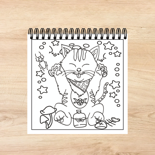 Cute and Spooky Bold and Easy Coloring Book