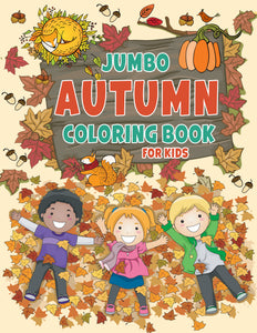 Jumbo Autumn Coloring Book for Kids