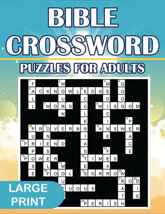Bible Crossword Puzzles for Adults