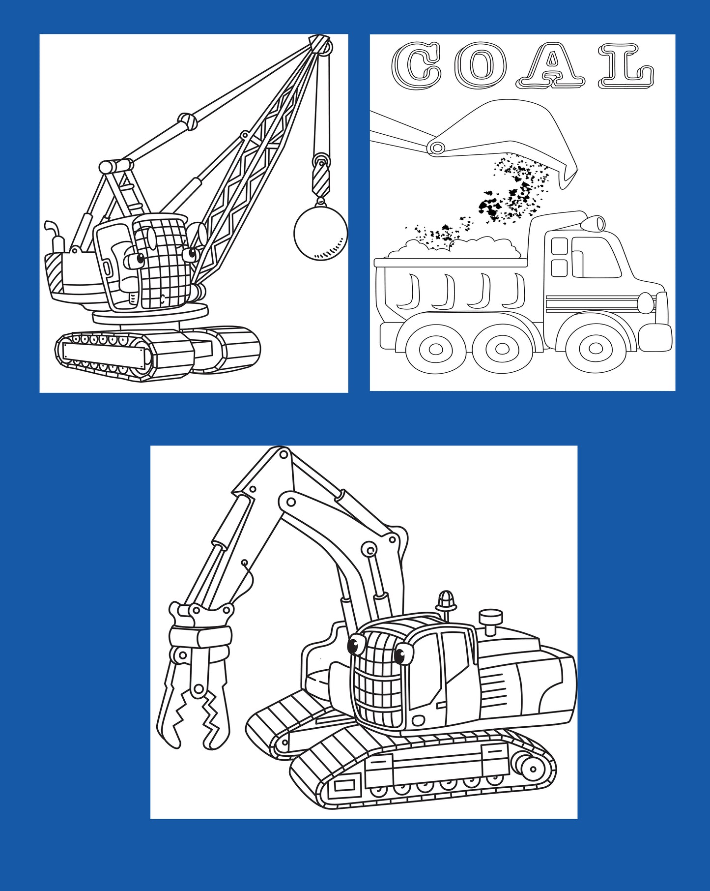 Big Construction Coloring Book