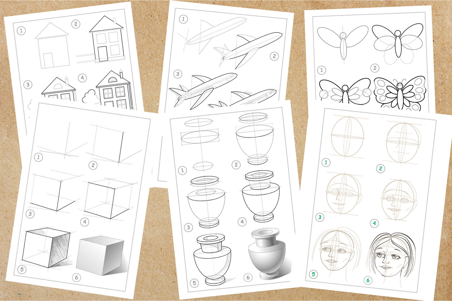 How to Draw: 53 Step-by-Step Drawing Projects