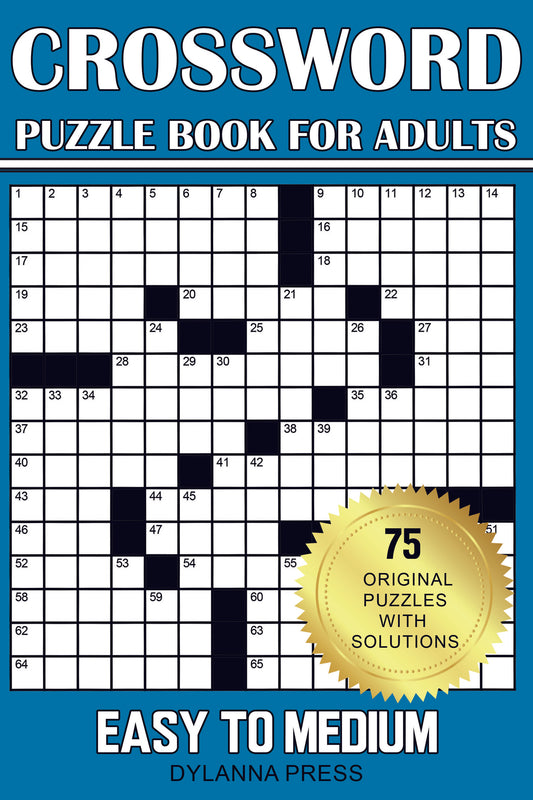 Crossword Puzzle Book for Adults: Easy to Medium