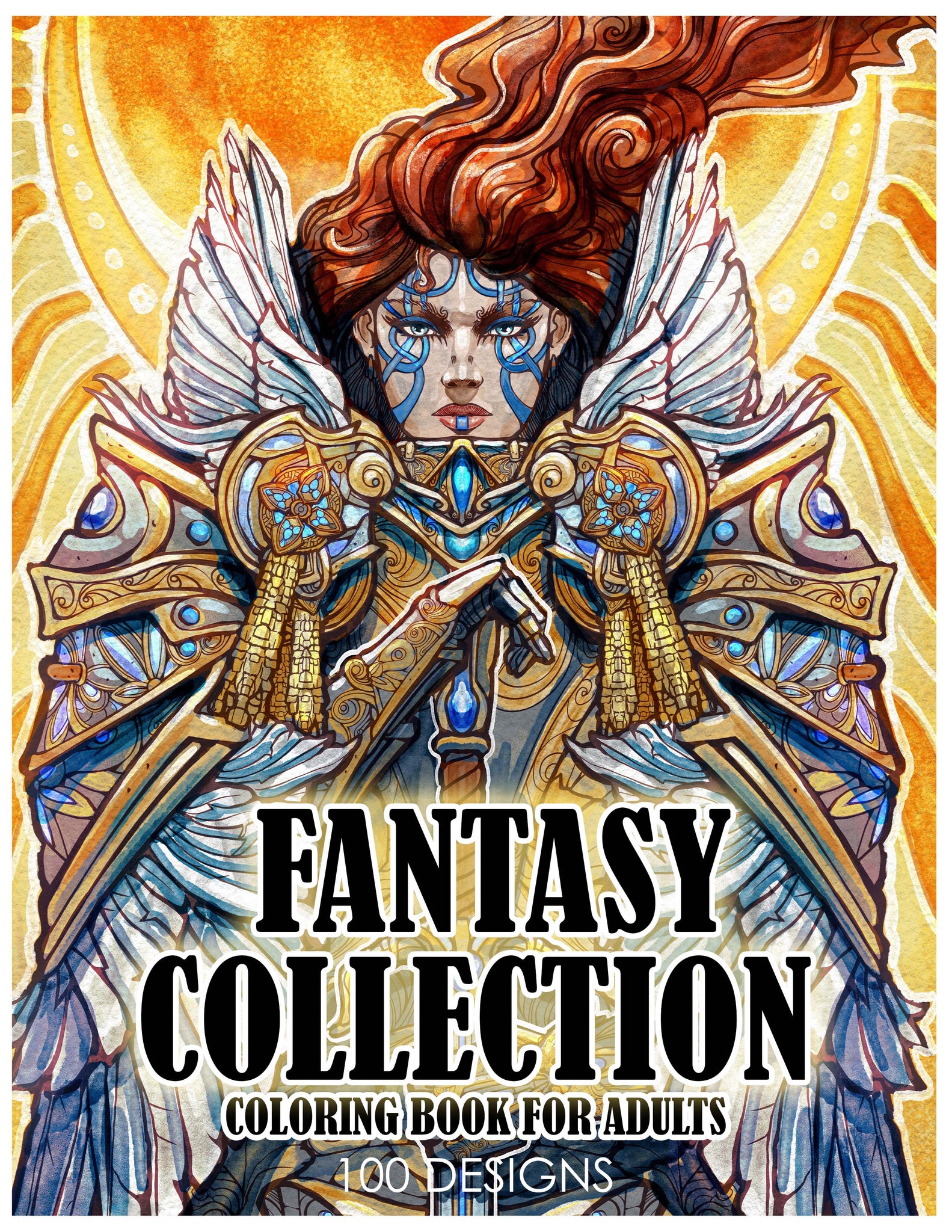 Fantasy Collection Coloring Book For Adults