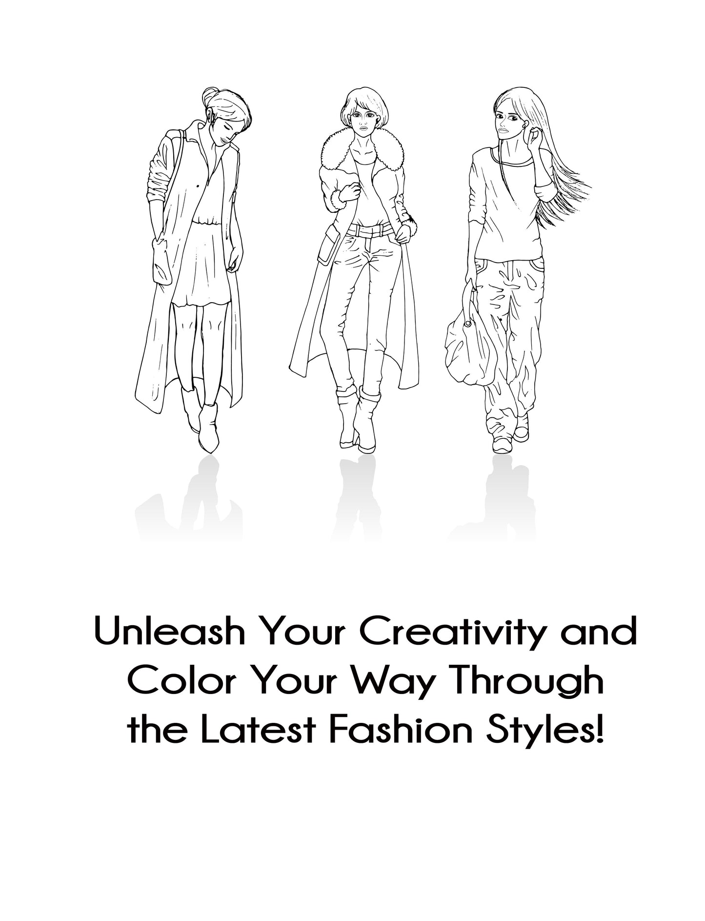 The Big Fashion Coloring Book