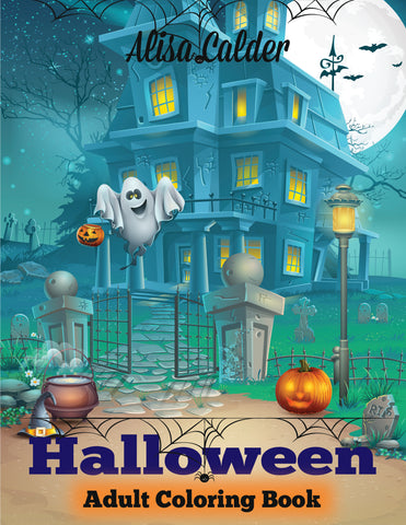 Halloween Adult Coloring Book