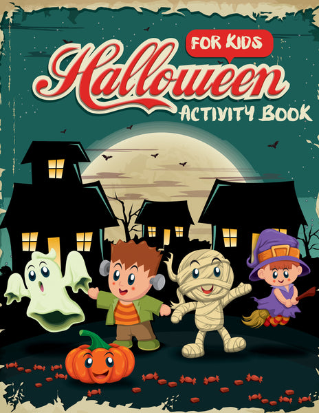 Halloween Activity Book for Kids