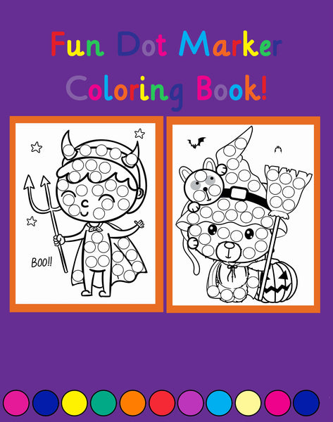 Halloween Dot Marker Activity Book