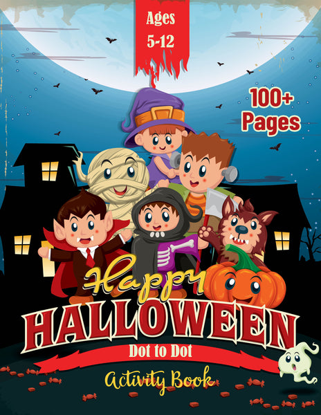 Happy Halloween Dot to Dot Activity Book