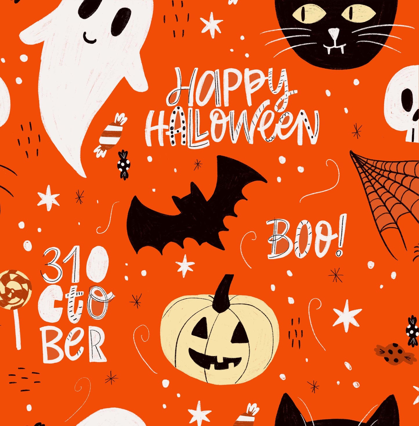 Happy Halloween Coloring Book