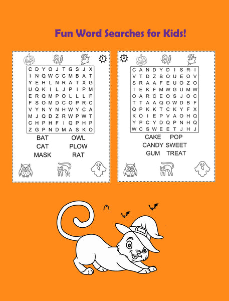 My First Halloween Word Search