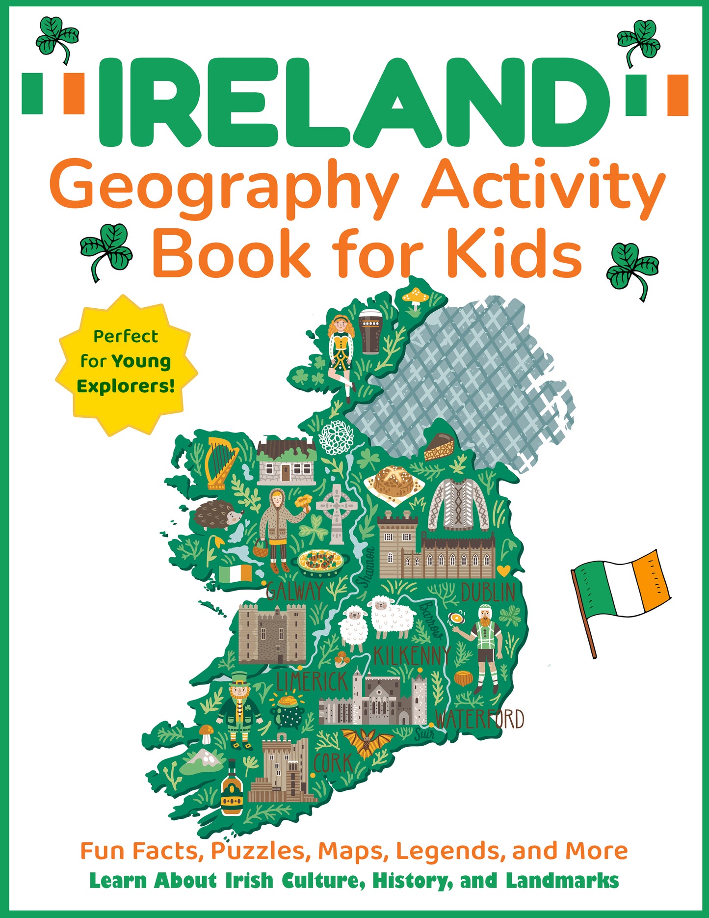 Ireland Geography Activity Book for Kids