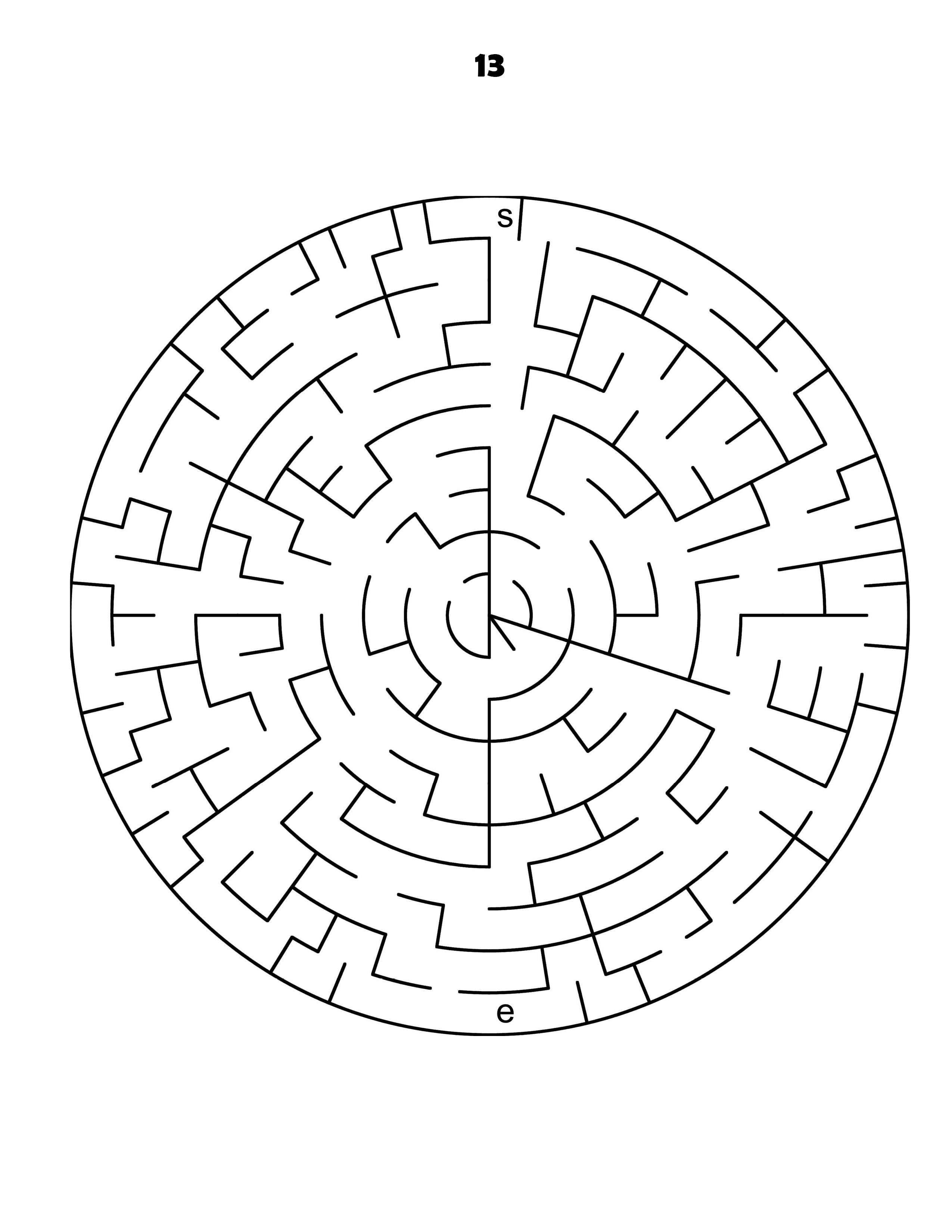 Big Book of Mazes for Adults: 185 Easy to Medium Labyrinth Puzzles