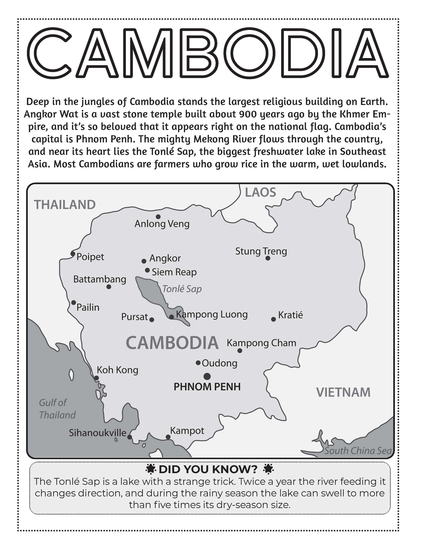 Printable Geography Activity Book Bundle — PDF Download