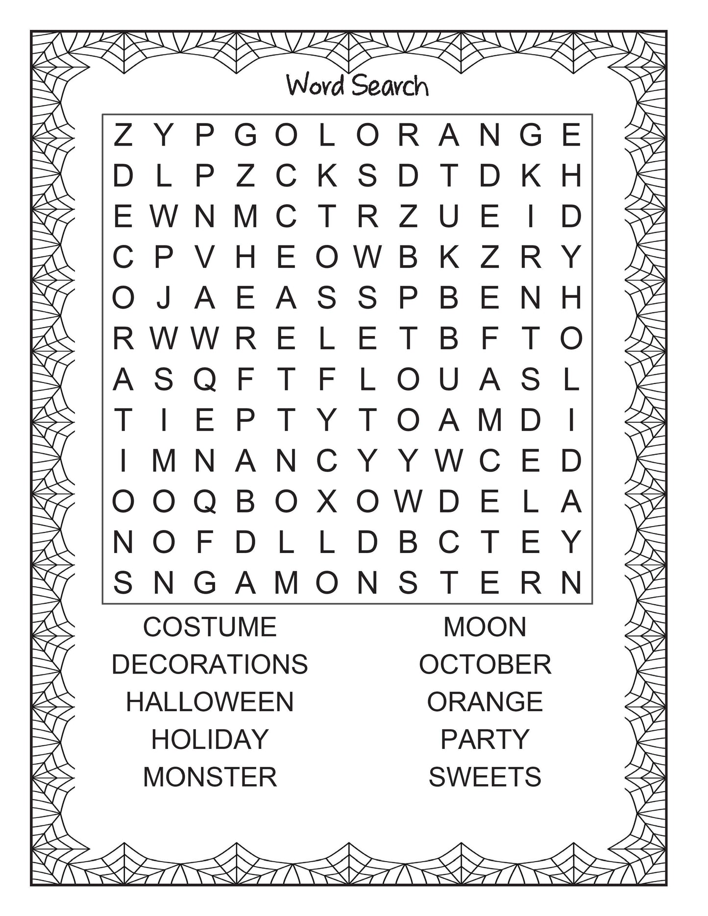 Halloween Activity Book for Kids