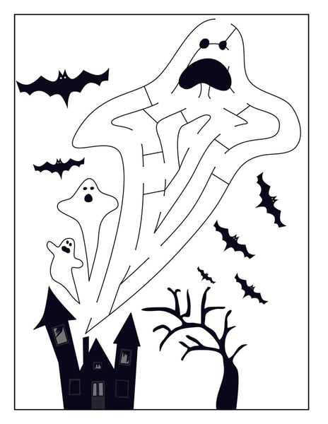 Halloween Activity Book for Kids