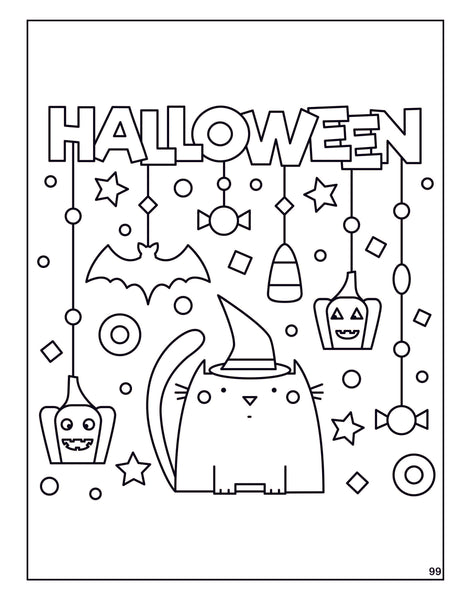 Halloween Activity Book for Kids