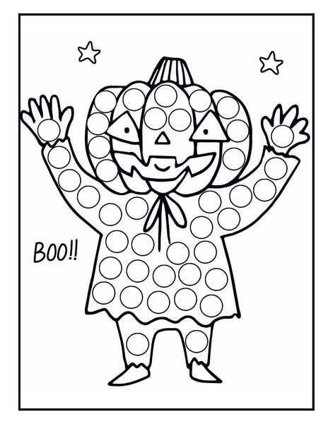 Halloween Dot Marker Activity Book