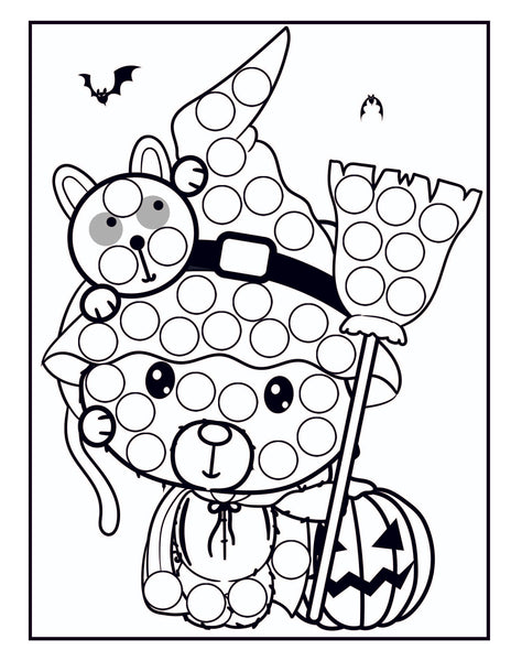 Halloween Dot Marker Activity Book