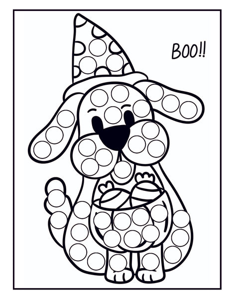 Halloween Dot Marker Activity Book