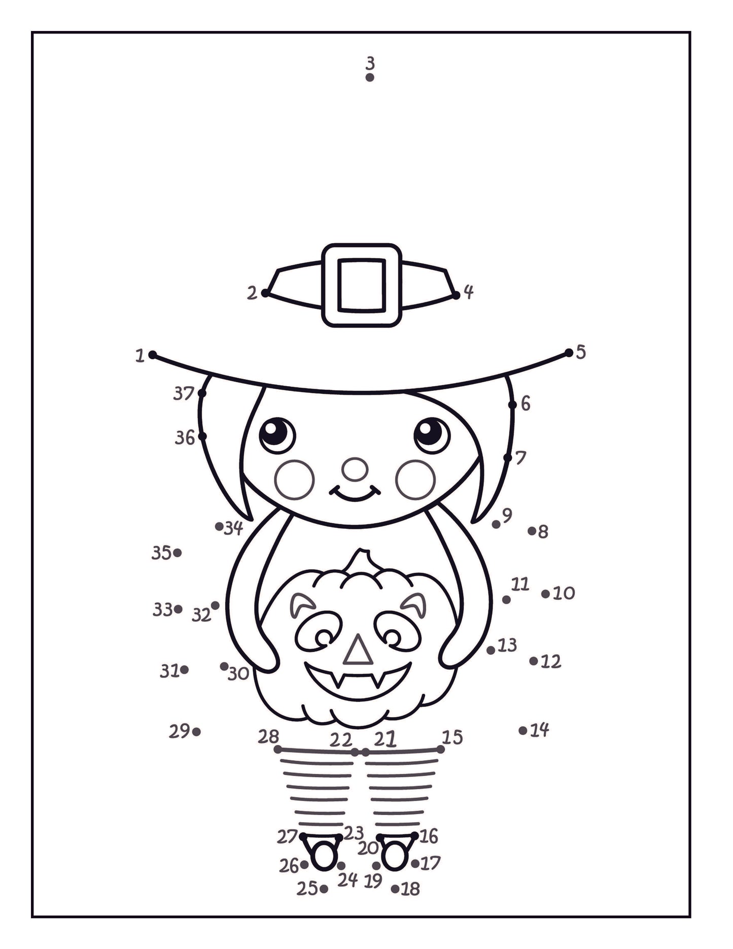 Happy Halloween Dot to Dot Activity Book