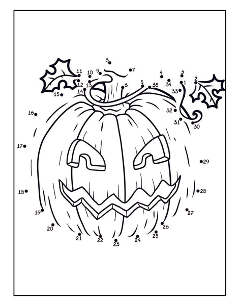 Happy Halloween Dot to Dot Activity Book