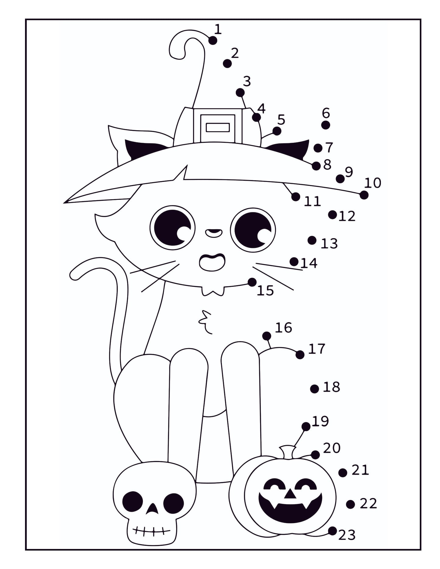 Happy Halloween Dot to Dot Activity Book