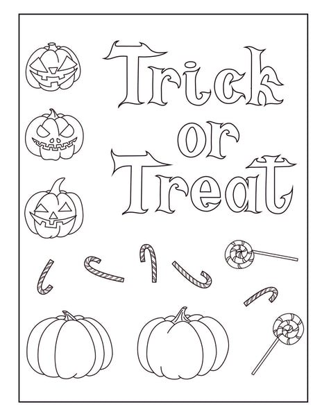 Halloween Coloring Book