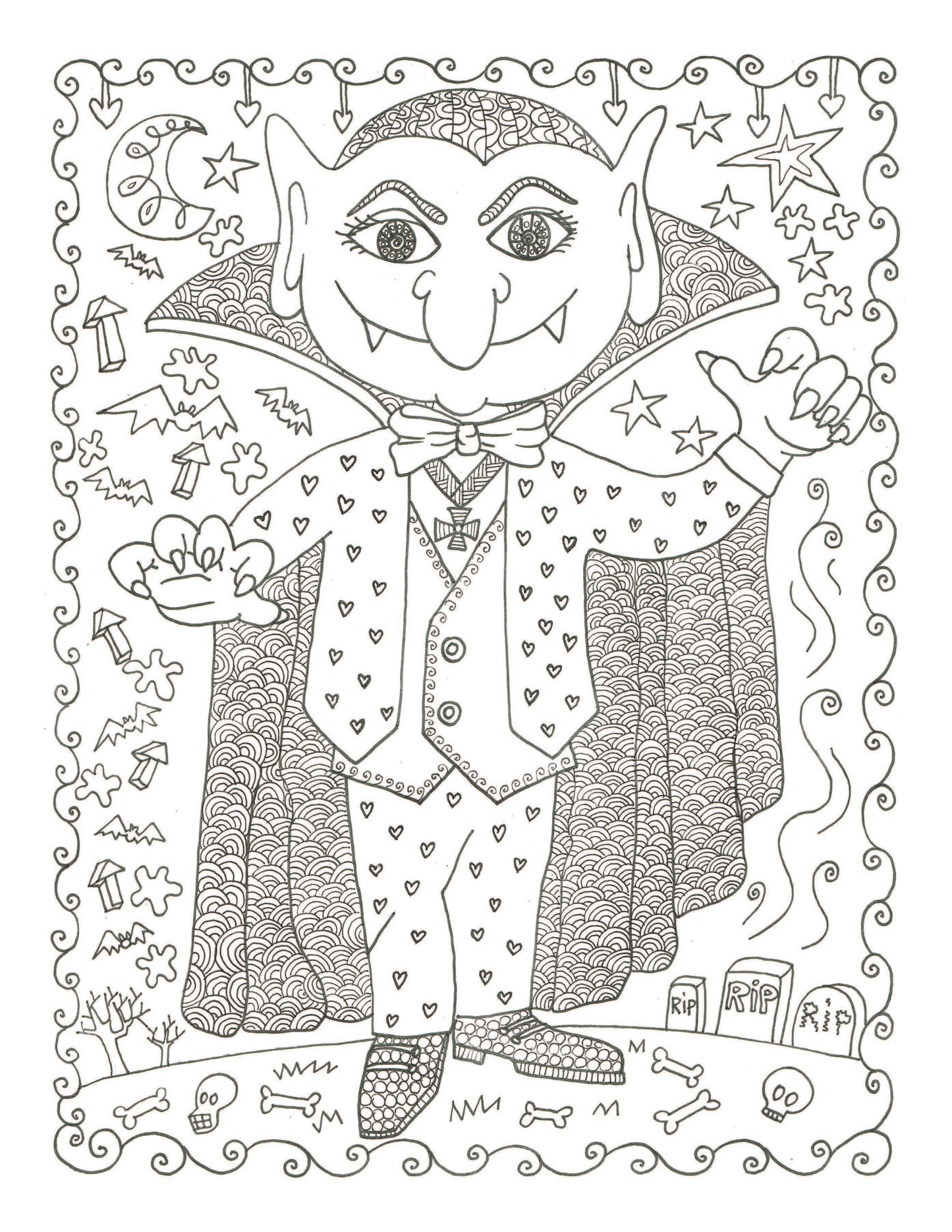 Halloween Adult Coloring Book