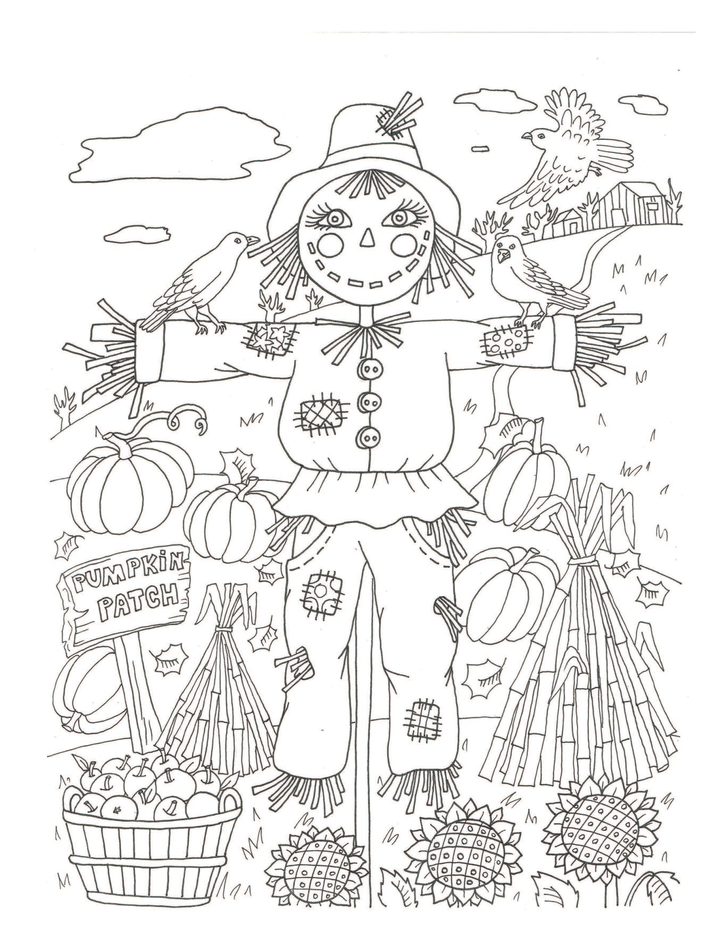 Halloween Adult Coloring Book