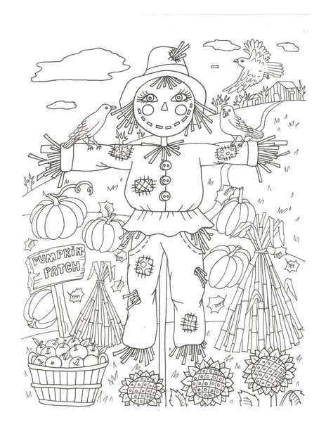 Halloween Adult Coloring Book